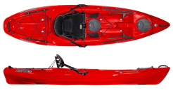 Wilderness System Tarpon E 100 Red Sit On Top Kayak With Air Pro Comfortable Seat