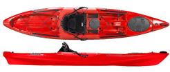 Wilderness Systems Tarpon E 120 Sit On Top Kayak With Comfortable Air pro Seating System Red