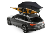 Thule Foothill roof tent leaves space for other cargo 
