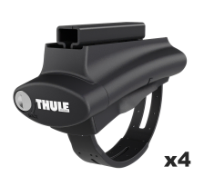 thule 7108 Foot Pack, For Mounting Thule Evo Roofracks To Vehicles With Oversized Or Irregularly Shaped Raised Roof Rails
