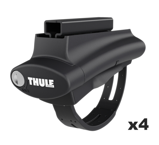 thule 7108 Foot Pack, For Mounting Thule Evo Roofracks To Vehicles With Oversized Or Irregularly Shaped Raised Roof Rails
