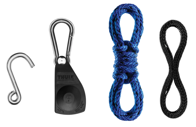 Thule QuickDraw Ratcheting Bow/Stern Tie Down Straps For Canoes, Kayaks and SUPs