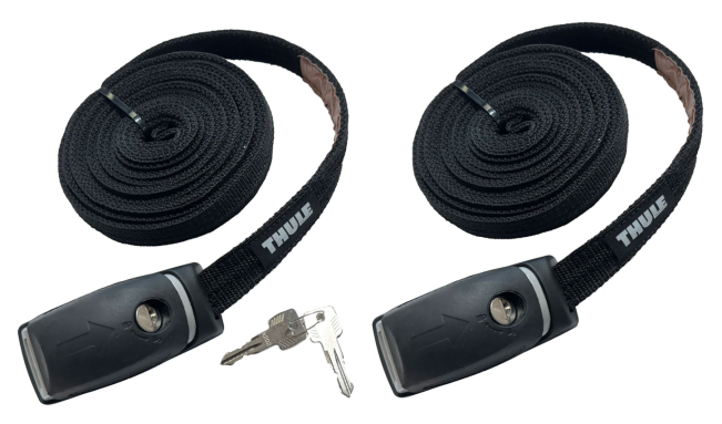 Thule Lockable Roof Rack Straps For Secure Transportation Of Kayaks, Canoes, SUPs and more
