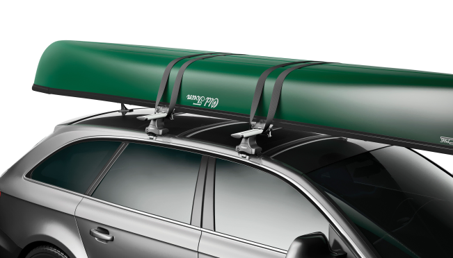 Thule Portage 819 - Padded Canadian Canoe Carrier Fits Most Roof Racks As Standard