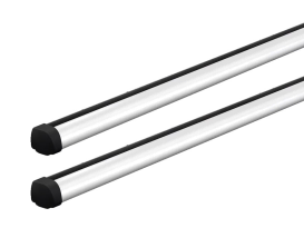 Thule Pro Bars Evo Commercial Grade Roof Rack Bars With Dual Accessory And Full Length Foot Pack SLots