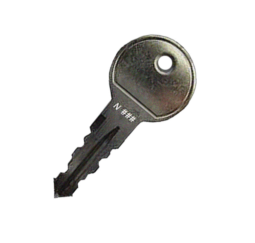 Thule Spare or Replacment Steel Key For Roof Racks, Roof Boxes & BIke Carriers On Sale At Norfolk Canoes