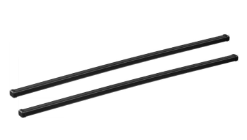Thule SquareBar Evo, Pair Of Steel Roof Bars With A Plastic Coating, Fits Thule Evo Foot Packs