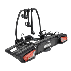 Thule VeloSpace 3 - 3 Bike Towbar Mounted Cycle Carrier With A Wide Load Bay For Use With Large Bikes And E Bikes