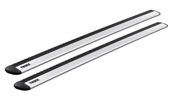 Thule WingBars Evo, Aerodynamic Roof Rack Bar With T-Track Accessory Slot