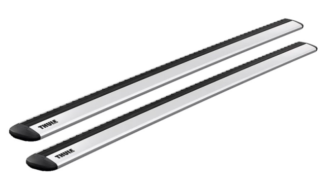 Thule WingBars Evo, Aerodynamic Roof Rack Bar With T-Track Accessory Slot