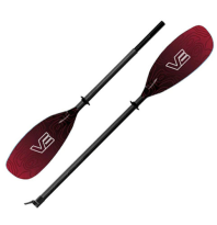 VE Glass Fara Touring Paddle With Adjustable Split Shaft Lava Red/Black From Norfolk Canoes UK