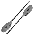 Vibe Evolve Smoke Grey Long Length 2 Part Split 230-250cm Kayak Paddle For Sale 