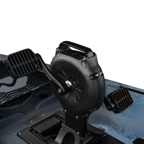 Vibe Kayaks Impulse Pedal Drive Deck View Of Pedals & Mountings For Sale At Norfolk Canoes UK