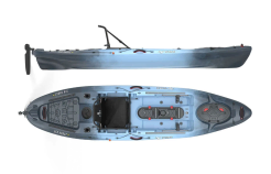 Vibe Kayaks Sea Ghost 110 Fishing Sit On Top Kayak Slate Blue Colour