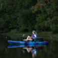 Vibe Kayaks Makana 100 Pedal Drive Sit On Top On The Water For Sale At Norfolk Canoes 