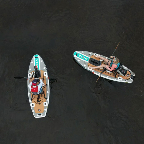 Vibe Kayaks Uptown With Pedal Drive On The Water 