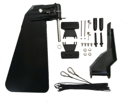 Viking Short Blade Rudder Kit For Viking Sit On Top Fishing Kayaks, With Easy Toe Over Footrests.