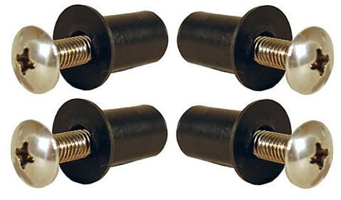 Well Nuts For Mounting Accessories Into Fishing Kayaks