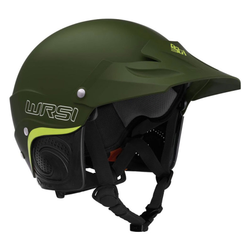WRSI Current Pro Helmet Olive Green For Whitewater Paddling Canoes, Kayaks & SUPs For Sale  