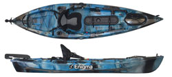 Enigma Kayaks Fishing Pro 10 Solo Affordable Fishing Sit On Top Kayak Galaxy