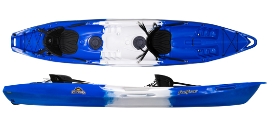Feelfree Corona Sit On Top Kayak Ideal For Family Holiday - 3 Full Seats