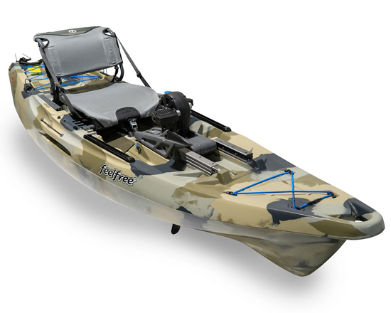 Feelfree Flash Pedal Drive Sit On Top Fishing Kayak Desert Camo