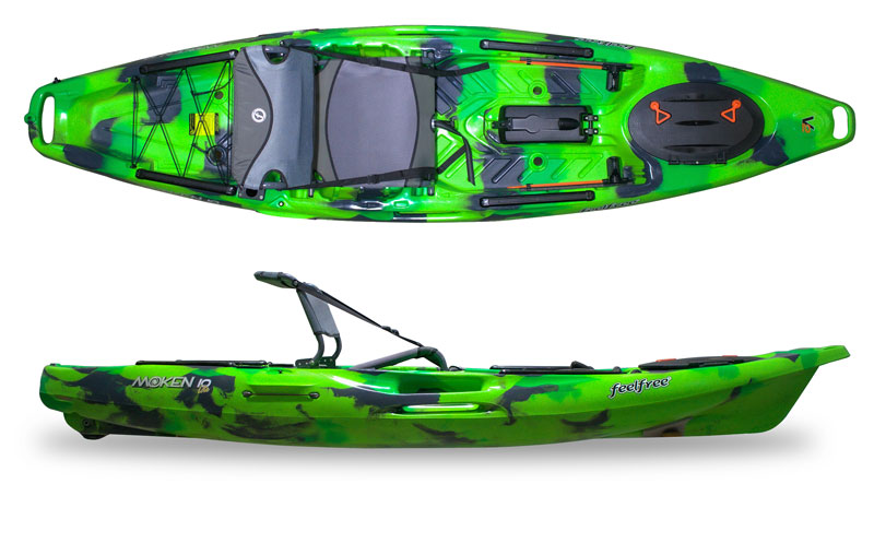 Feelfree Moken 10 Lite V2 - Lightweight Fishing Sit On Top Kayak