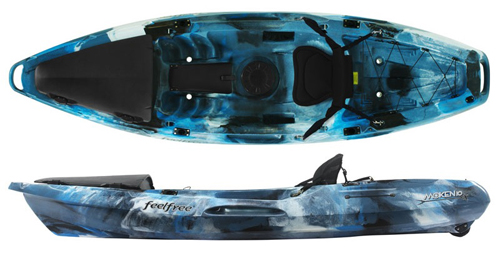 Feelfree Moken 10 short, stable fishing kayak for sale