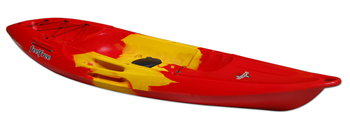 Feelfree Nomad Sport Sit On Top Kayak Perfect For Beginners Red Yellow Red Colour