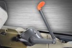 Feelfree Lure Overdrive Range Uses A Neat Rudder Steering Control Arm To Steer The Sit On Top Pedal Fishing Kayak