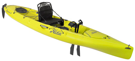 Hobie Revolution 13 Pedal Drive Fishing Sit On Top Kayak - Seagrass Green