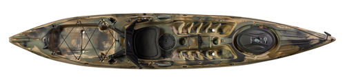 Camo colour Ocean Kayak Prowler 13 Angler kayak