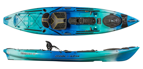 Ocean Kayak Trident 11 Angler sit on top fishing kayak