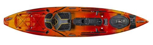 Sunrise colour Ocean Kayak Trident 11 kayak