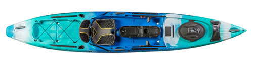 Seaglass colour Ocean Kayak Trident 13 Angler