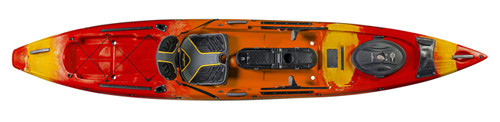 Sunrise colour Ocean Kayak Trident 13 kayak