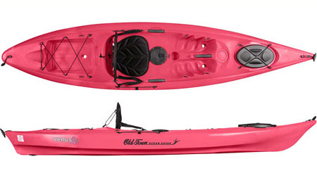 Ocean Kayak Venus 11 Fuchsia Pink Ladies Touring Solo Lightweight Sit On Top Kayak From Norfolk Canoes