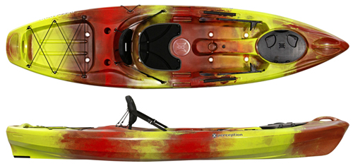Perception Pescador 10 Stable Short Sit On Top Touring Kayak