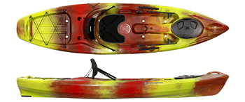 Perception Pescador 10 & 12 Comfortable Sit On Touring Kayak