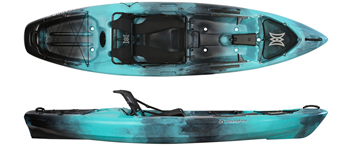 Perception Pescador Pro 10 Fishing Kayak With Metal Frame Seat Dapper
