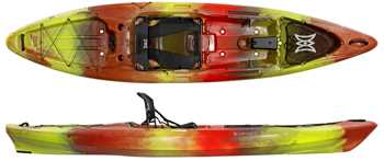 Perception Pescador Pro 12 Sit On Top Kayak Salsa