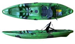 Riot Escape 9 Cheap Lightweight Sit On Top Kayak For Kids & Small Adults