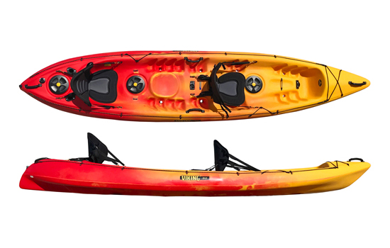 Viking Kayaks 2+1 Tandem Sit On Top Kayak