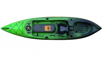 Viking Profish 35 Short Stable Lightweight Sit On Top Sea Fishing Kayak Green Black