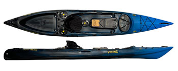 Viking Profish Reload Sit On Top Fuly Spec'd Fishing Kayak Blue/Black Colour On Sale At Norfolk Canoes