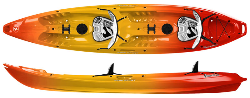 Wavesport Scooter XT Tandem Sit On Top Kayak 2 Seater Kayak