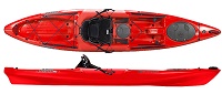Wilderness Systems Tarpon 120 is a very popular sit on top kayak for fishing