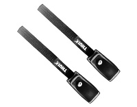 Thule locking car roofrack straps for canoe and kayak transport