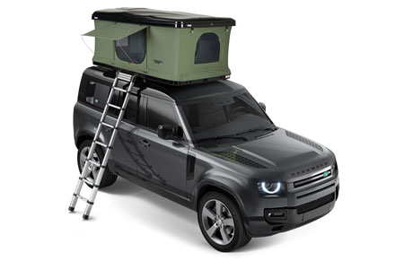 Thule Basin 2 Person Hard-Shell Rooftent That Can Double As A Roofbox