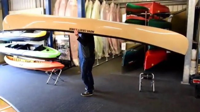 Lightweight tandem composite Canadian Canoe